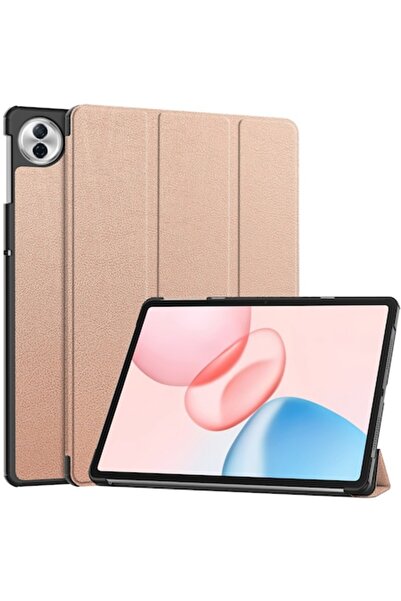 Stef's Cat Case for Honor Pad 10, FoldPro, Z15, Microfiber, Rose Gold