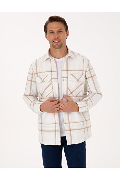 Pierre Cardin Mink Comfort Fit Long Sleeve Shirt 50312357-Vr052