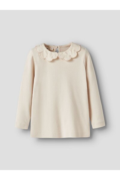 Lil' Atelier Oberteil mit langen Ärmeln Slim Fit