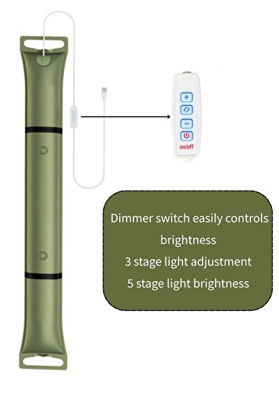 Box&Box Şişme LED Kamp Lambası, USB Girişli, Mıknatıslı
