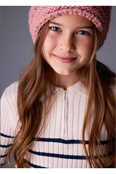 MAYORAL Girl's Polo Neck Knit Sweater 7195