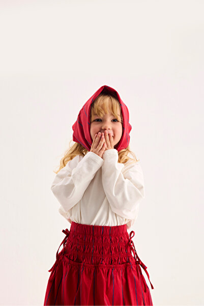 Marvy Ecru Plain Long Sleeve T-Shirt