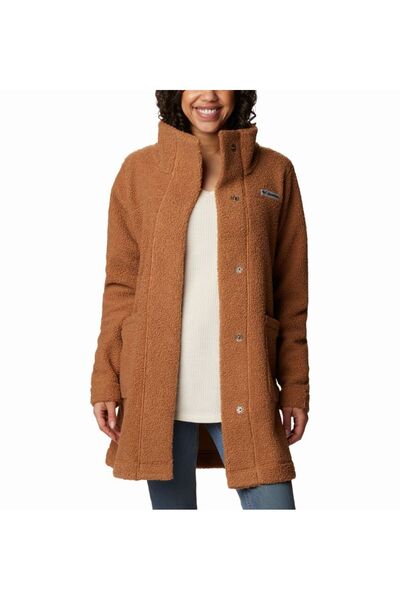 Columbia Panorama ™ Long Jacket Brown Women's Outdoor Fleece Jacket Al1333