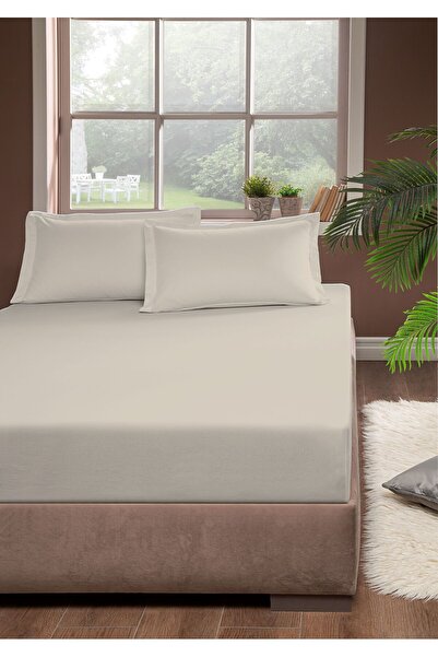 Pierre Cardin Cotton Fitted Sheet 120X200 Beige