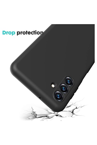 Flippy Husa Protectie, Flippy, pentru Samsung Galaxy S24 FE, Liquid Silicone, Microfibra, Wireless, Negru