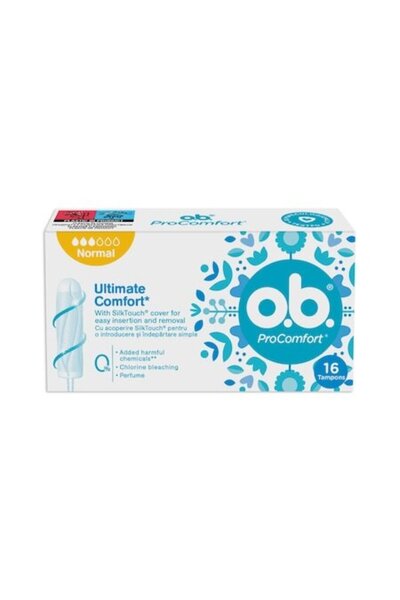 o.b. Tampoane ProComfort Normale, 16 bucăți