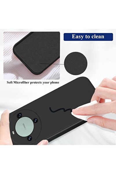 Huawei Flippy Protective Case for Mate 60 Pro, Liquid Silicone, Microfiber Interior, Shockproof, Wir