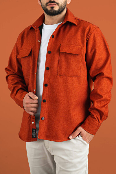 bombe Men's Transitional Casual Sports Cut Snap Coat Jacket Shirt