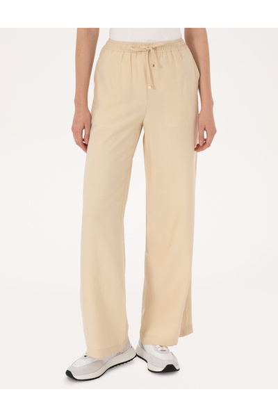 Pierre Cardin Bej Loose Fit Kanvas Pantolon 50318198-VR011