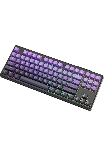 FreeWolf M87 2.4g Bt5.0 Çift Bağlantılı Tft Led Ekranlı Rainbow Gaming Oyuncu...