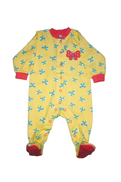 Pekkle Baby jumpsuit / one-piece pajamas with butterflies Z05