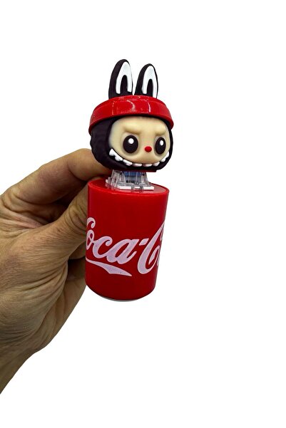 JPT Breloc Labubu Coca-Cola cu efecte luminoase și sonore