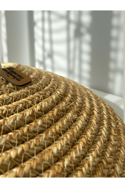 Wooden Factory Decorative Wicker Bottle Cover Natural Jute Wicker Look