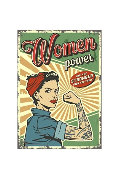 Persona Magnet de frigider, design „Puterea femeilor”, 20x29 cm