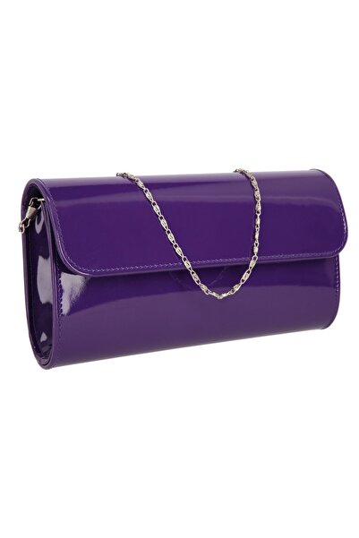 Magazinul de genti Plic de ocazie sau de zi cu zi, din piele lacuita model 07, Mov