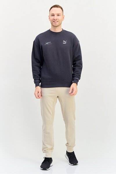 Puma Men Sportswear Fit Long Sleeve Outdoor Sweatshirt, Grey