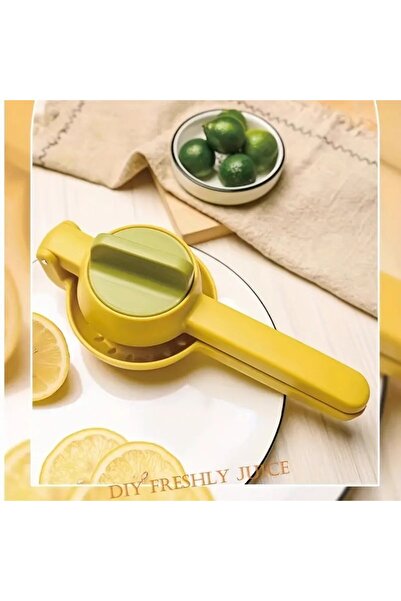 Flippy Manual citrus juicer, Flippy, for lemons, oranges, durable ABS material, 8x10x22 cm, Yellow