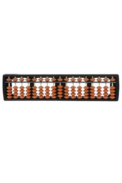 FUSIONTECHX Soroban Abacus, 17-rod Japanese Abacus, Brown