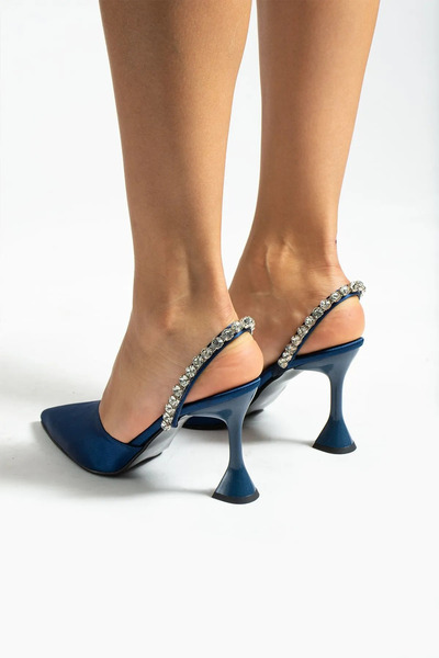 tulin women Kram Saten Detail Heels (9cm)