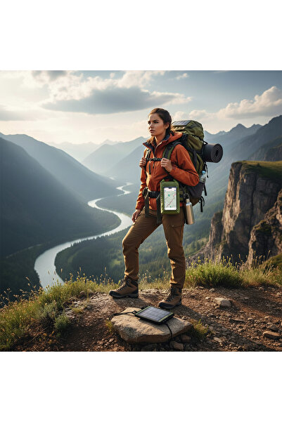 Destello Waterproof Crossbody Bag 2L with Phone Window - Green Outdoor Adventure Gear