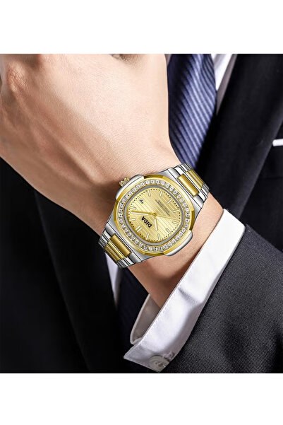 DIDA Men's Stainless Steel Waterproof Watch C103 Gold