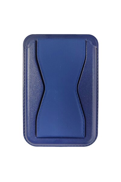 Universal MagSafe card wallet with integrated stand, Blue