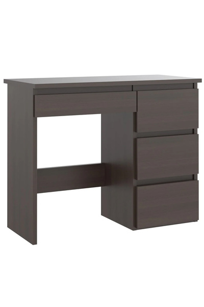 SERSIMO Birou de calculator Beta 3 cu 4 sertare, 94x43x75 cm, finisaj wenge