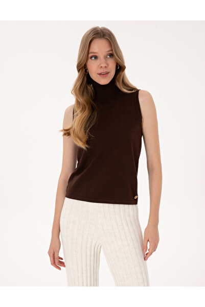 Pierre Cardin Brown Slim Fit Sweater 50311589-Vr029