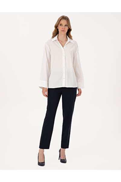 Pierre Cardin White Comfort Fit Long Sleeve Shirt 50313639-Vr013