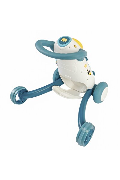 MACVI ® Premergător de activități 3 în 1, lumini și sunete, jucării detașabile, mingi colorate, 6-36 luni, albastru.