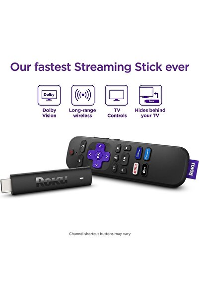 ROKU Streaming Stick 4K/HDR with Voice Remote