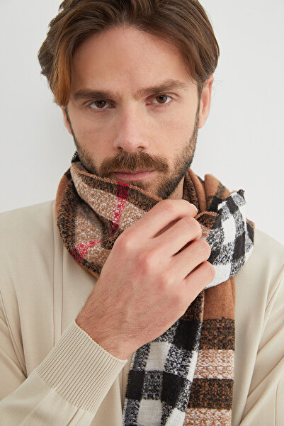 Fulla Moda Patterned Soft Textured Scarf