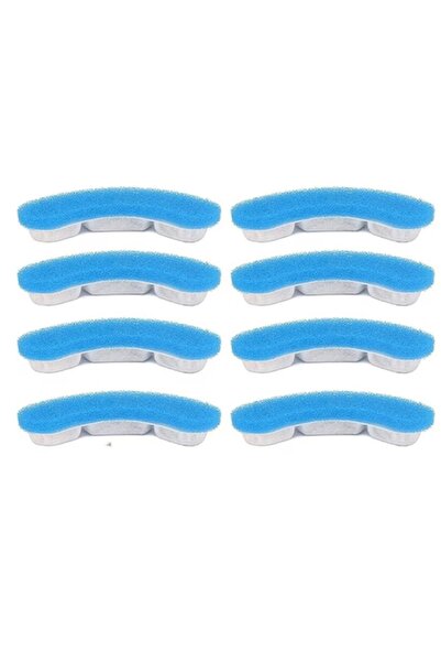 varioshop Set of 8 VarioShop® filters for water dispenser, 3 layers, purification, activated carbon, ionization