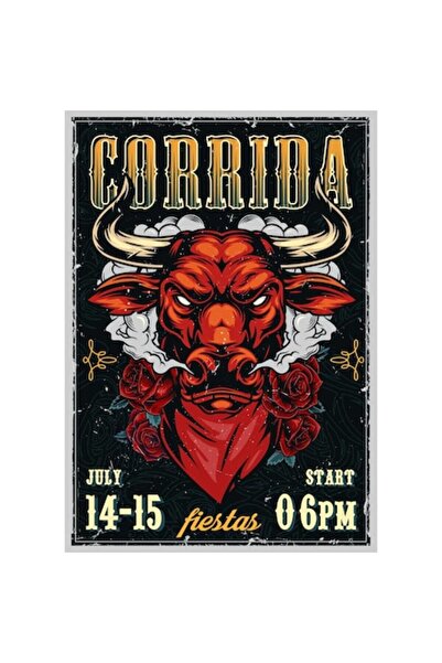 Persona Magnet de frigider, design „Poster corida”, 20x29 cm