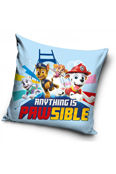 PAW PATROL Pillowcase 40 x 40 cm, 100% Polyester, Zipper Closure