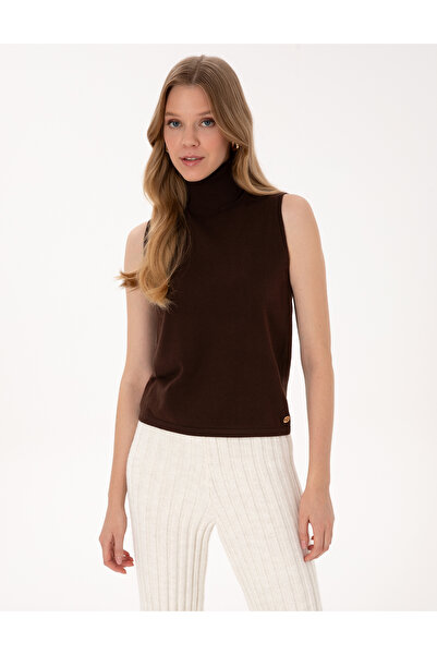 Pierre Cardin Brown Slim Fit Sweater 50311589-Vr029