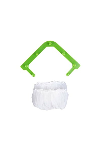 Doty Set sită chiuvetă desfundată (100 saci, suport ventuză, 21x21x29 cm, verde)