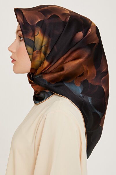 Armine Silk Scarf 9244D (Sura) (Nostalji̇)-34