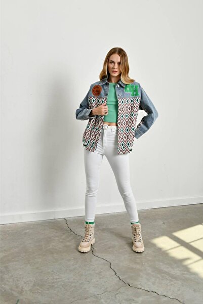 Rovebella Patchwork Kot Ceket