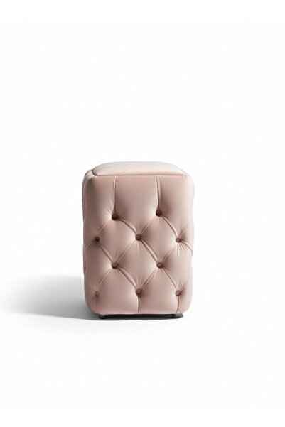 lux mobilya Arvia Kapitone Kare Puf