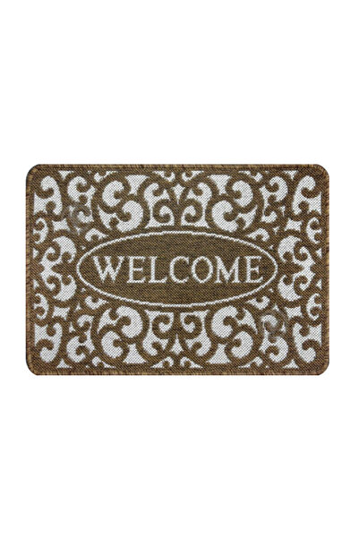 Flex Jute Entrance Mat, Model 19141-91, Brown, Anti-Slip, Anti-Allergic, Poly...