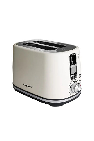 Berghoff Gem Concept 1.7 Liter Vanilla Cream Color Retro Kettle and Toaster