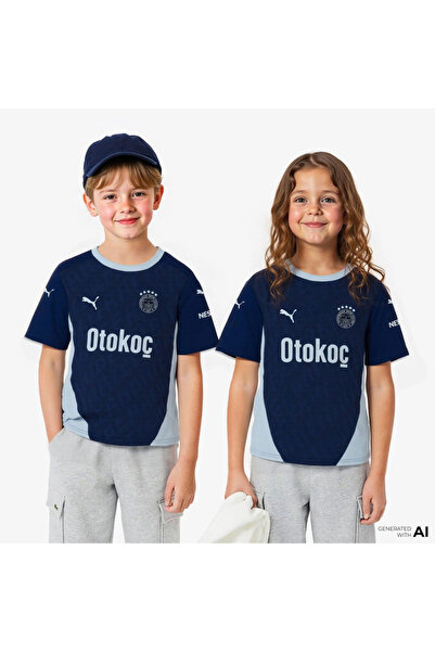 Puma 775378-09 Fenerbahçe 24/25 Alternatif Çocuk Üçüncü Forması Lacivert