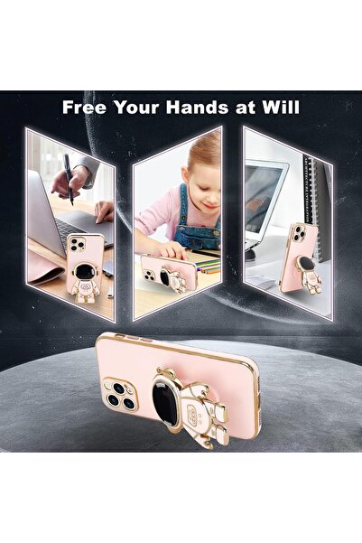 Flippy TPU 2in1 Protective Case for Apple iPhone 15 Pro - Astronaut, Pink