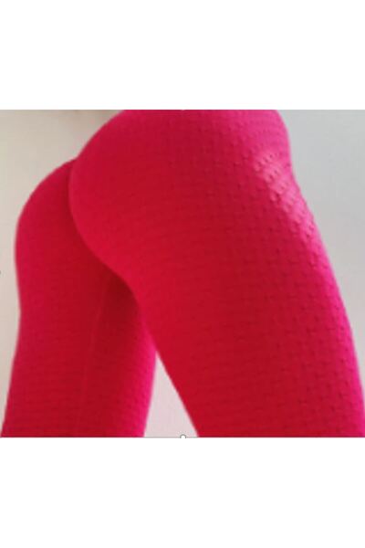 WildFashion Brazilian high-waisted sports tights with textured pattern E1039-3