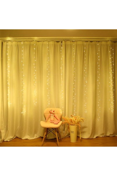 Promagg Instalație tip perdea luminoasă 3x3 m cu 300 LED-uri pentru decor interior