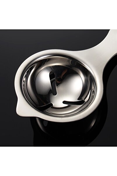 Flippy Διαχωριστής αυγών, Διαχωρίζει τα ασπράδια από τους κρόκους των αυγών, Ανοξείδωτο ατσάλι, Εύκολο στη χρήση, 14 x 7,5 cm, Ασημί