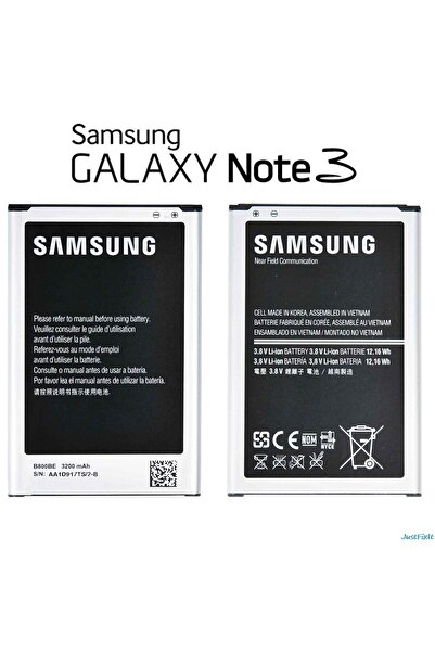 Genos Samsung Galaxy Note 3 Pil Batarya SM-N9000 - N9000Q Batarya Ürün SKU56431