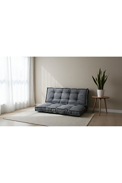 İmsev Karmen Sırtlıklı Palet Minderi Seti 2'li Yer Minderi Japon Yatağı Konfo...