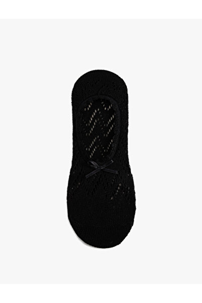 Koton Lace Bow Detailed Ballerina Socks